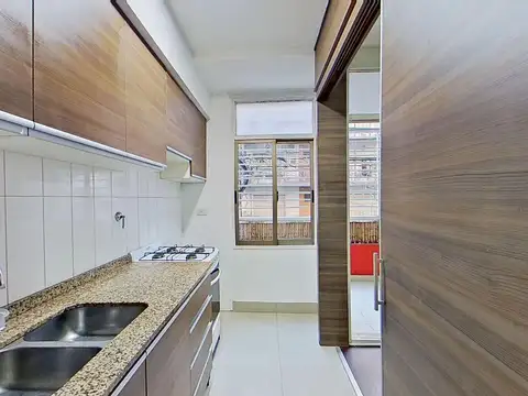 Caballito: 2 ambientes, balcón, patio y amenities