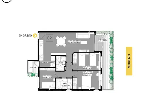 Departamento en Venta en Centro, Rosario