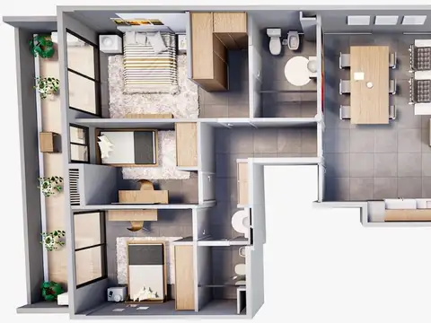 Departamento en Venta en Saavedra, USD 373.150