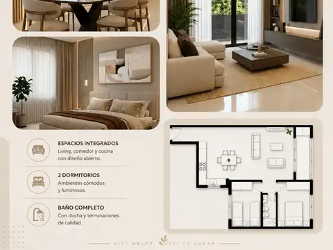 Departamento en Venta de 2 dormitorios