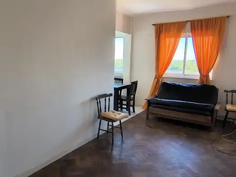 2 ambientes con vista a verde! Heladera y lavarropas incluídos