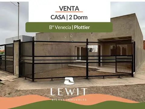 Venta casa | 2 dormitorios | en construcción | Bº Venecia | Plottier