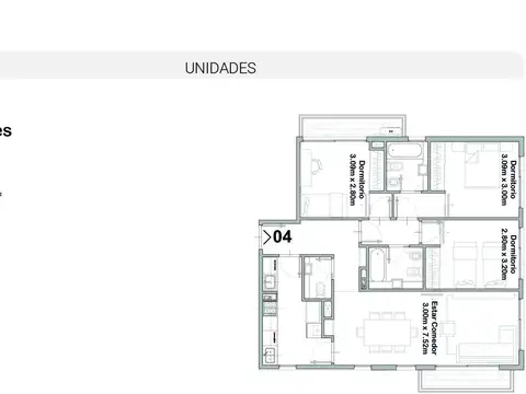 Departamento de 4 ambientes Venta - Olivos