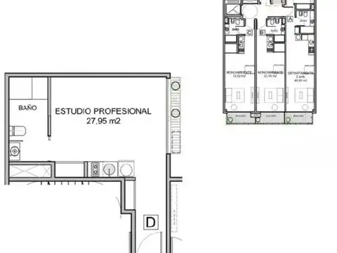 Departamento en Venta en Nuñez, USD 73.000