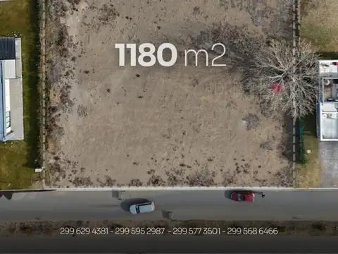 Terreno en Venta de 1182,0 m2