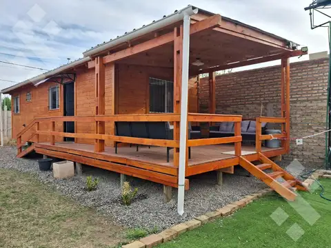 En venta | cabaña amoblada | barrio aldeas del sur | plottier