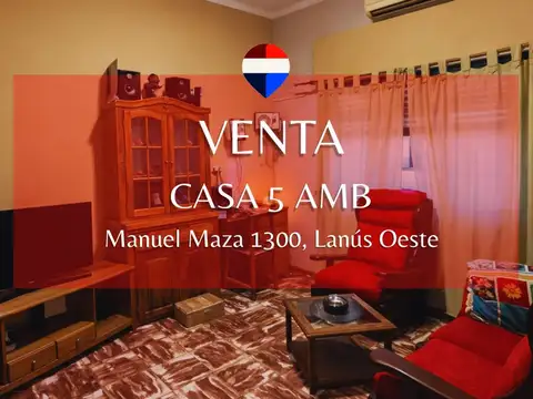 VENTA CASA 5 AMB LANUS  APTO CREDITO