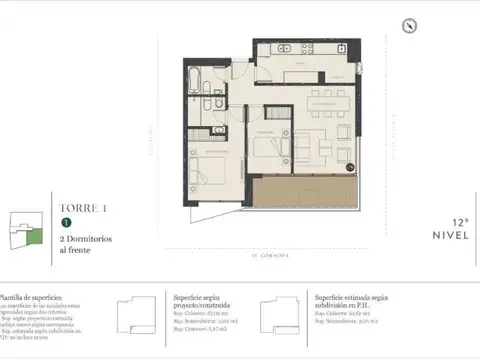 Departamento en Alquiler de 3 ambientes