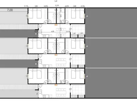 Casa 9 ambientes con 6 baños