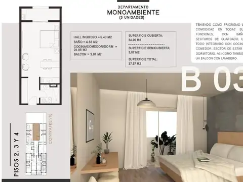 Departamento en Venta en Posadas, USD 32.000
