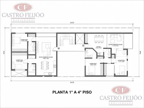Departamento en Venta de 4 ambientes