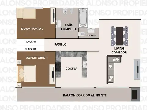 Llavallol 400, Piso 2