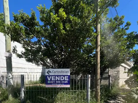 casa en lote de 9.10 x 13, 41 e/( 121 y 122,