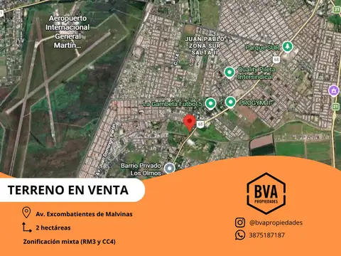 Av. Excombatientes de Malvinas