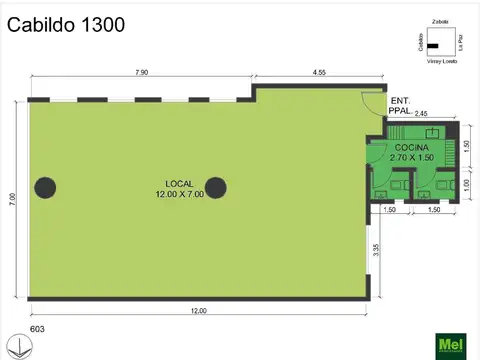 Cabildo 1300, Piso 6