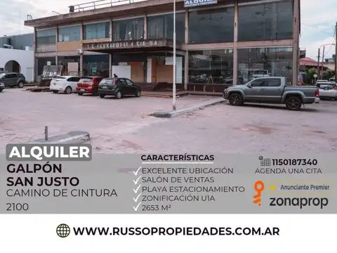 Alquiler de Galpón en San Justo