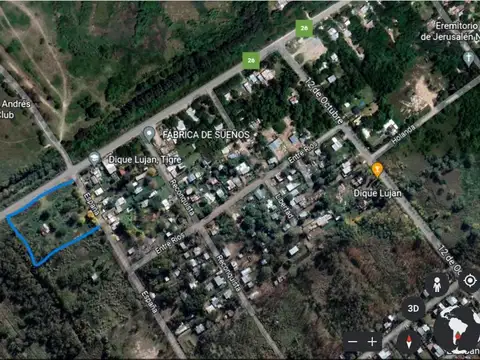 Venta de una hectárea Dique Lujan 