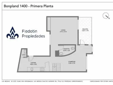 Departamento en Venta en Palermo, USD 285.000