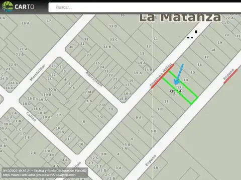 Terreno en Venta en Tapiales, USD 320.000