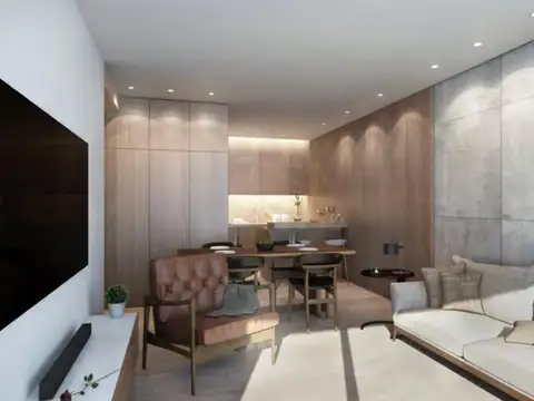 Departamento 2 ambientes con 1 baño