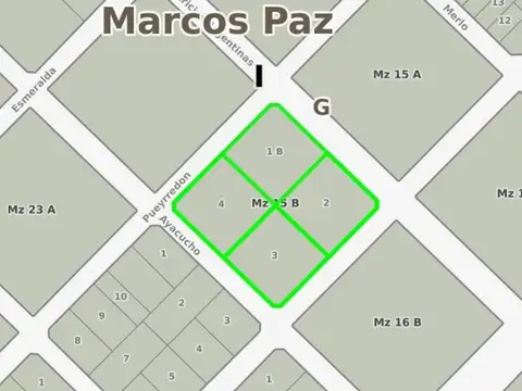 lote en Marcos Paz