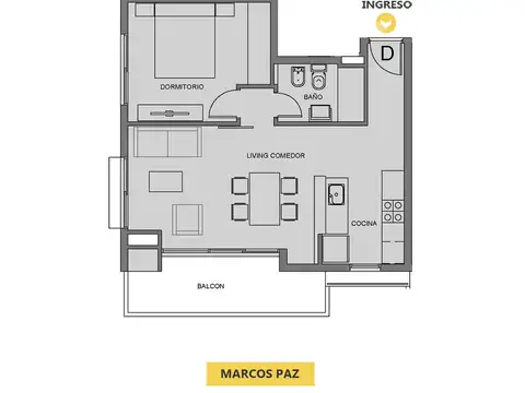 Departamento en Venta en Nuestra Señora De Lourdes, Rosario