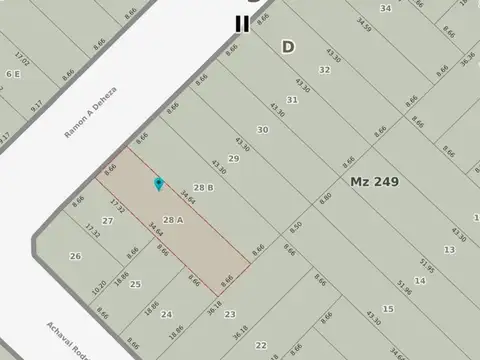 Terreno en Venta en Ituzaingo Sur, USD 69.500