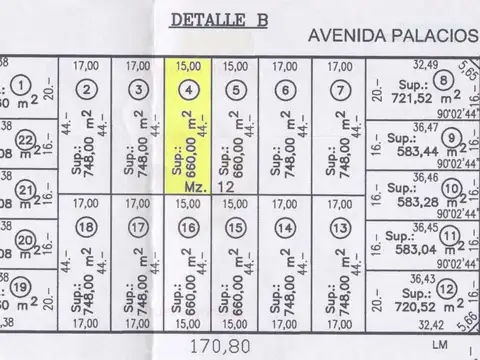Terreno en Venta en Santa Rosa, USD 75.000