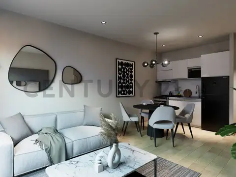 Departamento 2 ambientes con 1 baño