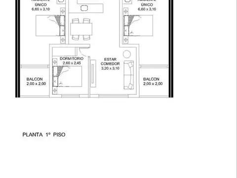 Departamento en Venta en Echesortu, USD 64.400