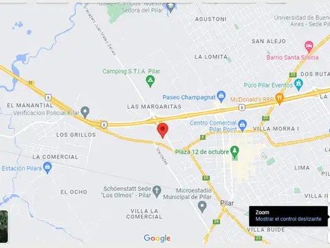 "Terreno en venta en  Villa Alpina - Pilar"