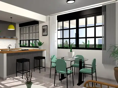 DEPARTAMENTO  2 AMBIENTES VILLA RAFFO RECICLADO