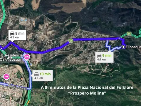 Terreno en Venta en Cosquin, USD 8.000