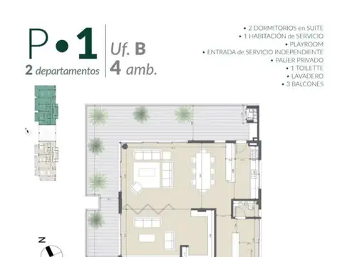 Departamento en Venta en Nordelta Puerto Escondido, USD 1.241.400