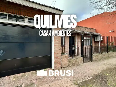 CASA EN VENTA EN QUILMES - 4 AMBIENTES