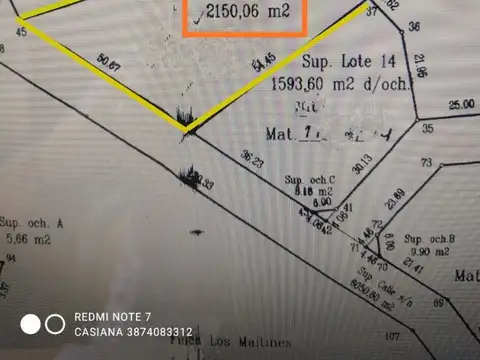 Terreno en Venta en Buena Vista De San Lorenzo, USD 70