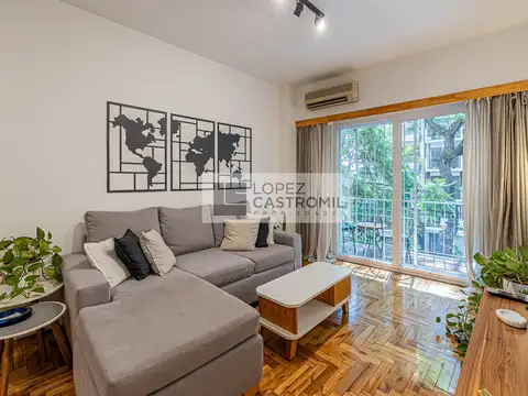 IMPECABLE! TODO A NUEVO! Balcón al frente c/ vista a la copa de los árboles! Todo luz y sol! AMOBLADO Y EQUIPADO! ÚNICO! OPORT!