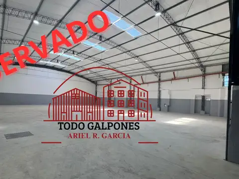 Galpón 800m2 S/Lote 26,5x27 a ESTRENAR