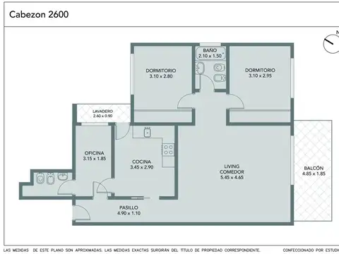 Departamento en Venta de 3 ambientes