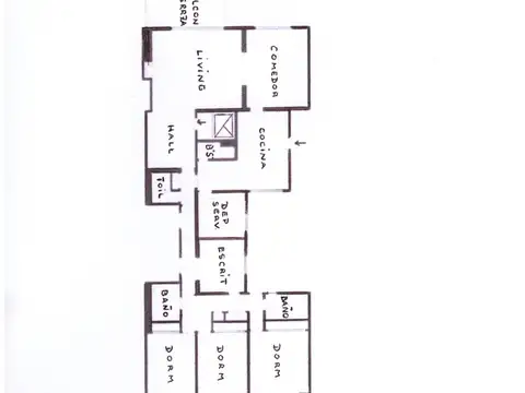 Departamento en Venta de 3 dormitorios