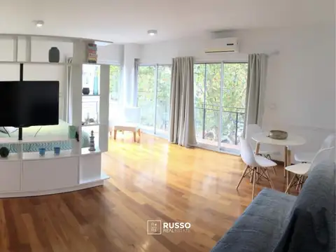 ALQUILER MONOAMBIENTE 50M2, AMOBLADO, COCHERA -  MARTINEZ