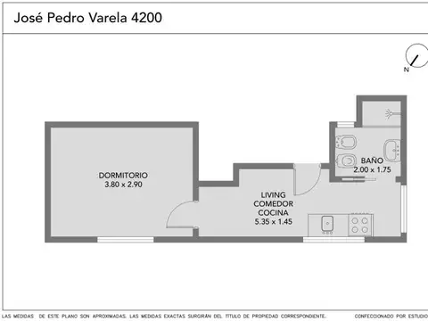 Departamento en Venta de Monoambiente