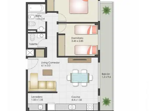 Departamento en Venta en Villa Ballester, USD 221.000