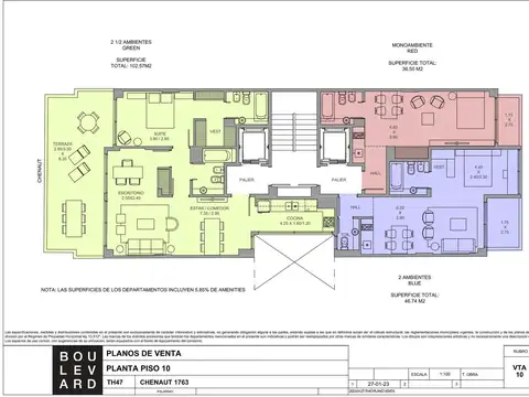 Departamento en Venta al Sudeste