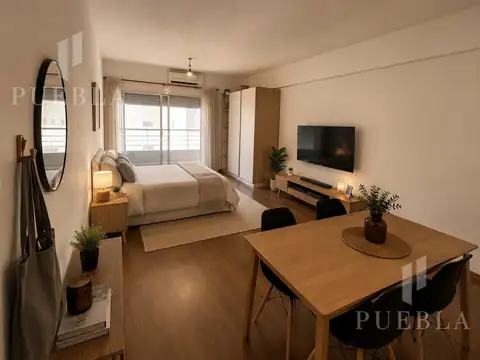 Departamento Monoambiente con 1 baño