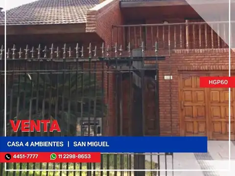 Casa - Venta - Argentina, San Miguel - Serrano 1436
