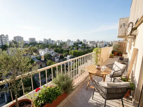 VENTA DPTO 4 AMB LUMINOSO CON BALCÓN TERRAZA VISTA PANORÁMICA