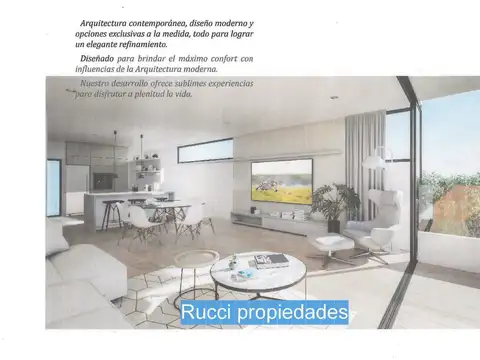Departamento en Venta de 1 dormitorio