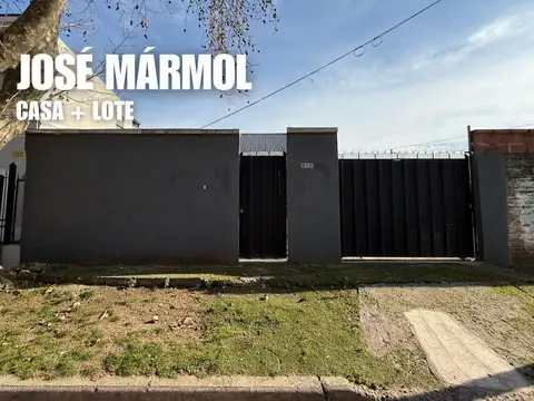 CASA + LOTE CONTIGUO EN VENTA EN JOSÉ MÁRMOL