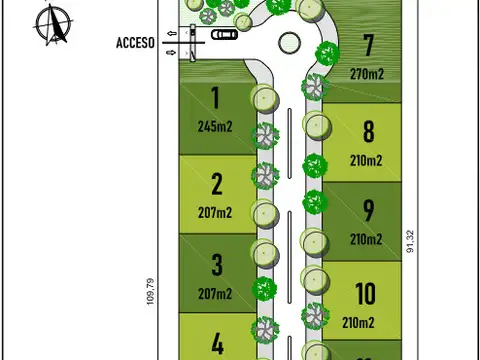 Terreno en Venta de 4098,0 m2